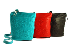 Deerskin Leather Compact Crossbody Bags