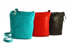 Deerskin Leather Compact Crossbody Bags